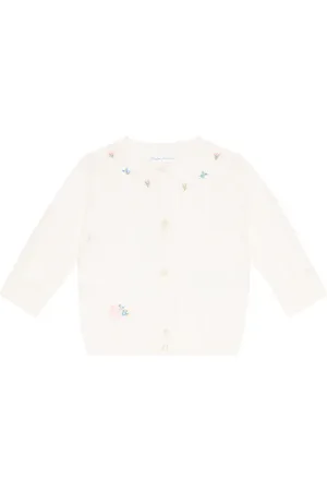 Ralph Lauren Baby - Cardigan in cotone con ricamo