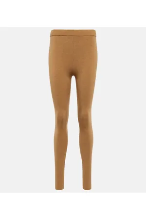 Loro Piana Leggings Gentle in lana a vita alta
