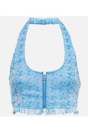 Staud Top cropped Becca in tweed