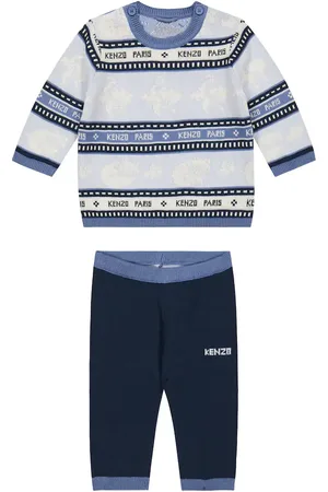 Kenzo Baby - Felpa e pantaloni in cotone