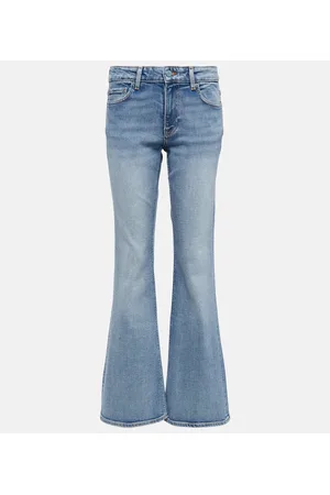 Ganni Jeans flared a vita media