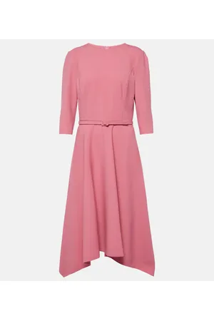 Oscar de la Renta Abito midi in misto lana