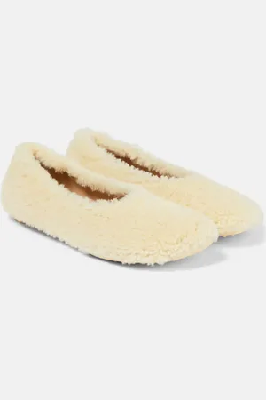 Bottega Veneta Ballerine Atomic con shearling