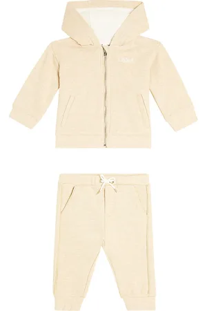 Chloé Chloé Kids Baby - Felpa e pantaloni sportivi in cotone