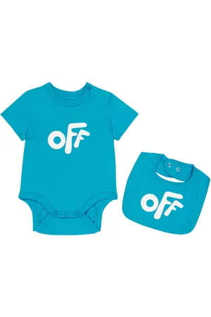 OFF-WHITE Baby - Bavaglino e tutina in cotone