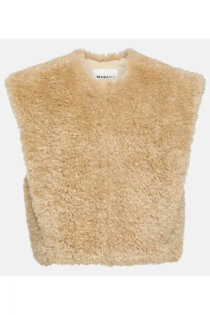 Marant Etoile Gilet Feliz in shearling sintetico