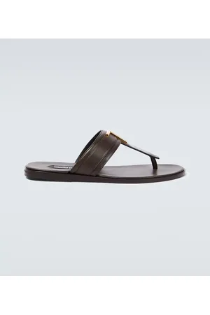 Tom Ford Sandali in pelle con logo