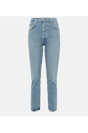 AGOLDE Jeans regular Riley a vita alta
