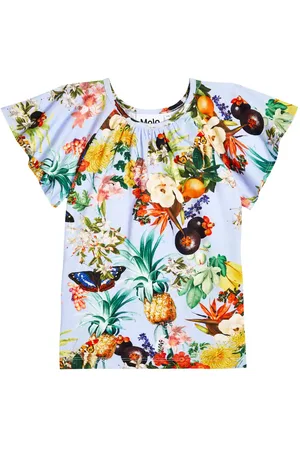 Molo Blusa Rachel in misto cotone con stampa