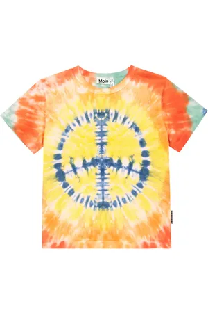 Molo T-shirt Riley con stampa tie-dye