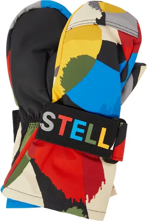 Stella McCartney Guanti da sci con stampa