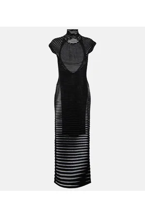 Alaïa Alaïa Abito lungo a righe
