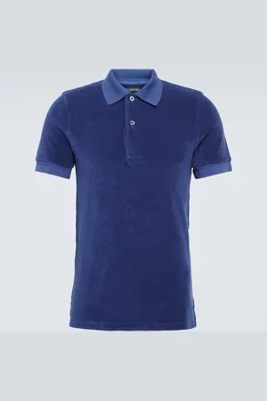 Tom Ford Polo in spugna di misto cotone