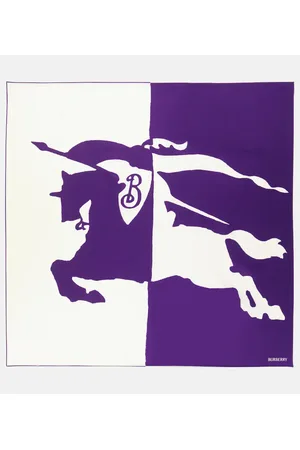 Burberry Foulard in seta con stampa