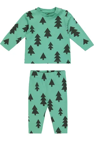 Stella McCartney Baby - T-shirt e pantaloni in cotone con stampa