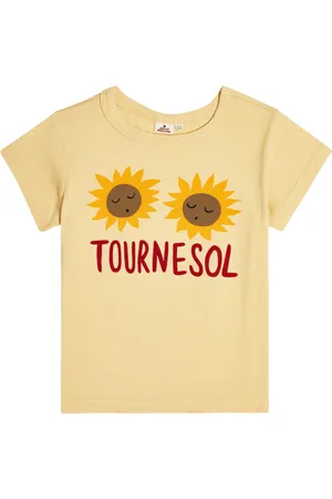 Jelly Mallow T-shirt Tournesol in cotone con stampa