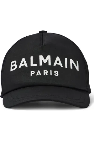 Balmain Cappello da baseball in cotone con logo