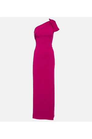 Roland Mouret Abito lungo monospalla in cady