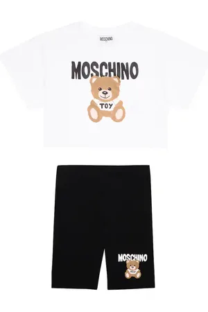 Moschino T-shirt e shorts in jersey di cotone