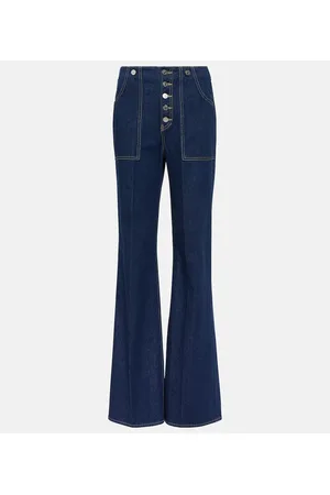 VERONICA BEARD Jeans flared Crosbie a vita alta