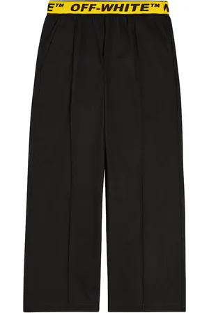 OFF-WHITE Pantaloni sportivi in cotone con logo