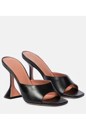 Amina Muaddi Sandali Lupita in pelle