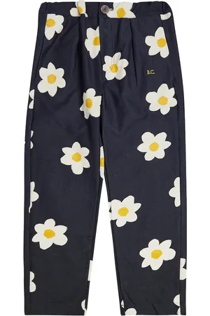 Bobo Choses Pantaloni in cotone con stampa floreale