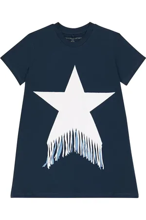 Stella McCartney Abito chemisier in jersey di cotone