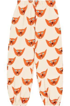Jelly Mallow Pantaloni Cat in jersey di cotone