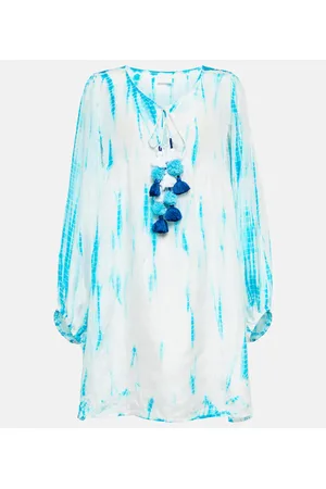 ANNA KOSTUROVA Miniabito tie-dye in seta