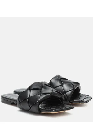 Bottega Veneta Sandali Lido in nappa intrecciata
