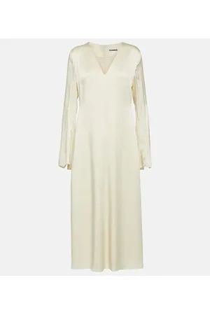 Jil Sander Abito midi in raso