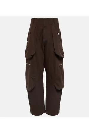 Jacquemus Pantaloni cargo Croissant in cotone