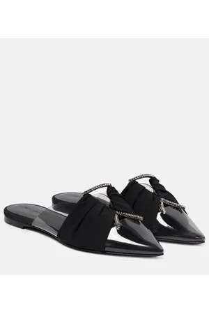 Nensi Dojaka Mules in PVC con cristalli