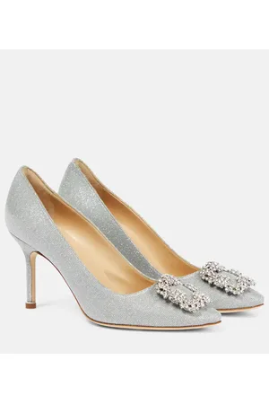 Manolo Blahnik Pumps Hangisi 90 con glitter
