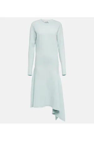 Jil Sander Abito midi in lana