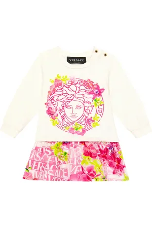 VERSACE Baby - Abito Medusa in misto cotone
