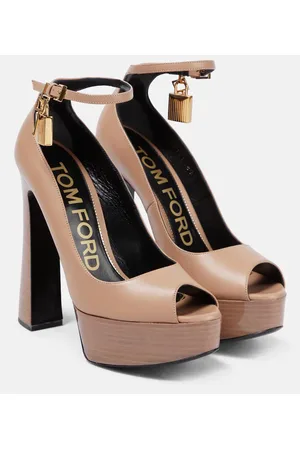 Tom Ford Sandali in pelle con plateau
