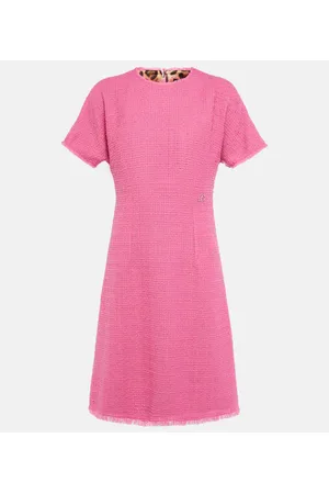 Dolce & Gabbana Abito corto in tweed di misto lana