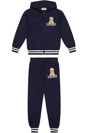 Moschino Felpa e pantaloni sportivi in cotone