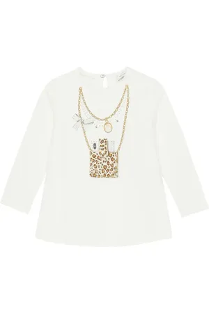 MONNALISA Top in jersey di cotone con stampa