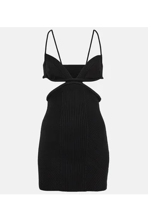 OFF-WHITE Miniabito con cut-out