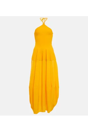 Stella McCartney Abito midi con scollo all’americana