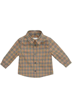 Burberry Baby - Camicia in misto cotone Archive Check