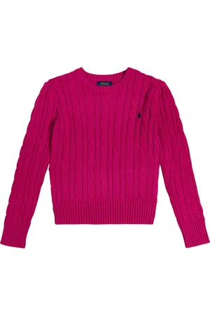 Ralph Lauren Pullover in maglia di cotone a trecce