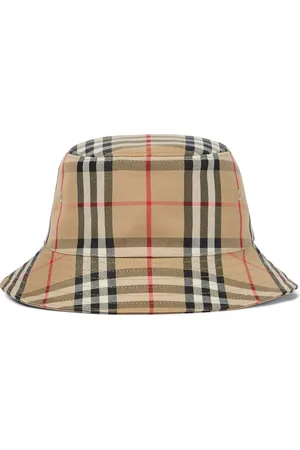 Burberry Cappello da pescatore in misto cotone Vintage Check