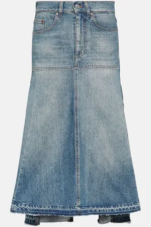 Victoria Beckham Gonna midi di jeans