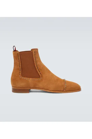 Christian Louboutin Stivaletti Chelsea Cloo in suede