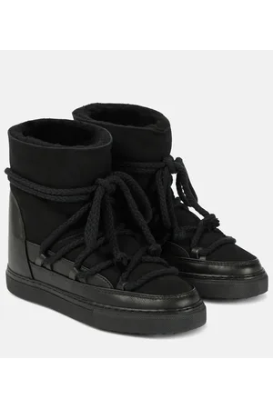 INUIKII Stivaletti doposcì Classic Wedge in pelle e suede