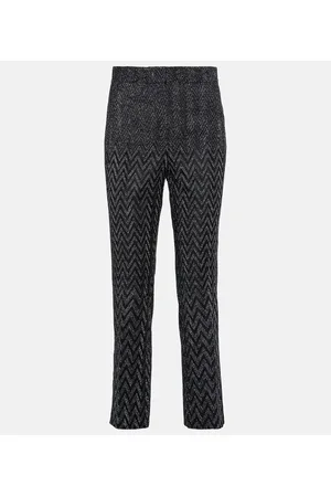 Missoni Pantaloni cropped a vita alta